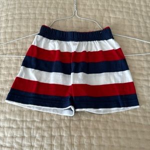 Baby Luigi Red White and Blue Shorts. Size 9. Great for a 4th of July outfit!
